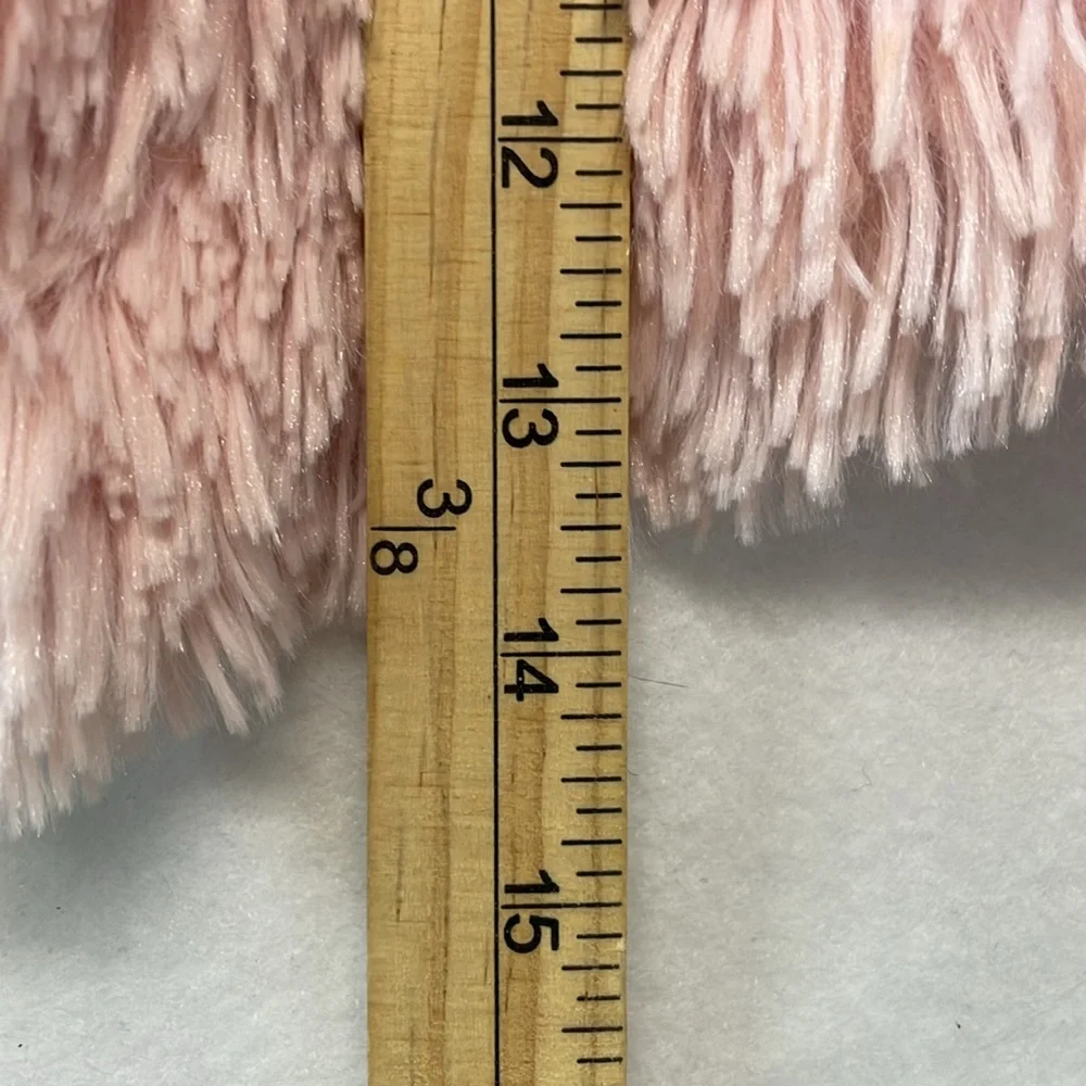 Mademoiselle Charlotte‎ Pink Faux Fur Cropped Jacket Girls Sz 7